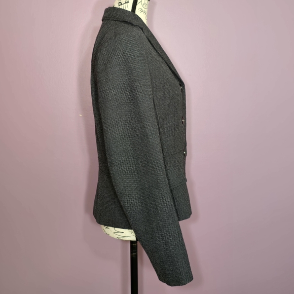 Calvin Klein Charcoal Gray Blazer Career Classy 10 - Picture 12 of 12